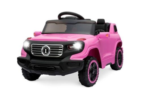 6V Kids Ride On Car Truck w/ Parent Control, 3 Speeds, LED Headlights, MP3 Player, Horn