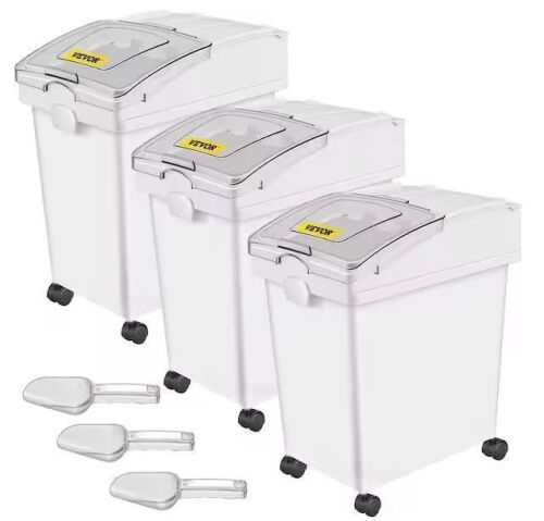 6.6 gal. Ingredient Storage Bin 3 Pcs