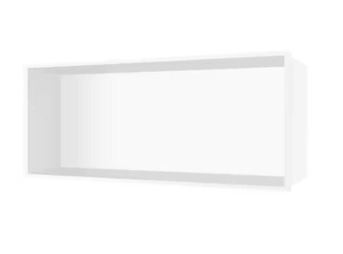 24 in. W x 12 in. H x 4 in. D Stainless Steel Bathroom Wall Shower Niche in White