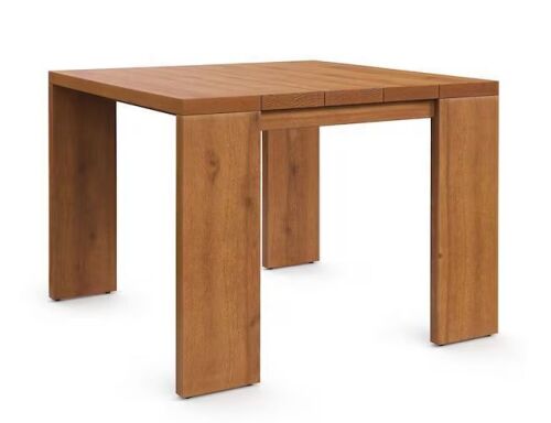 MODWAY Tahoe Outdoor Patio Acacia Wood Side Table in Natural