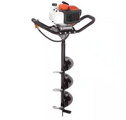 43cc 1250W Auger Post Hole Digger with 8 in. Earth Auger Drill Bit
