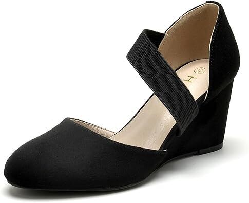 HTL Women's Wedge Heel Pumps - size 8