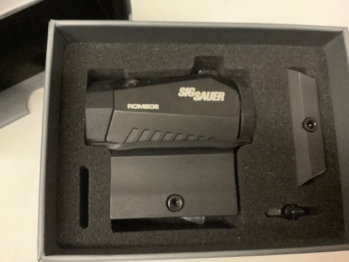 Sig Sauer SOR52001 Romeo5 1x20mm Compact 2 Moa Red Dot Sight, Black - Ecommerce Return - Lot 43