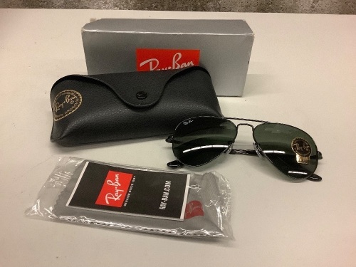 Ray Ban Metal Unisex Sunglasses - Lot 94