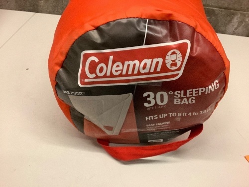 Coleman Oakpoint 30 degree sleeping bag - Ecommerce return - Lot 128