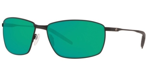 Costa - Turret Matte Black with Green polycarbonate (580p) lenses - Lot 149