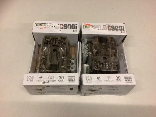 Lot of (2) Moultrie BC-900i 30MP Trail Camera Kits - Lot 154