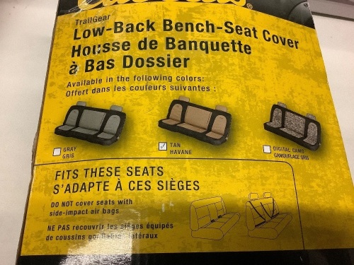 TrailGear Low-Back Seat Cover - Lot 247