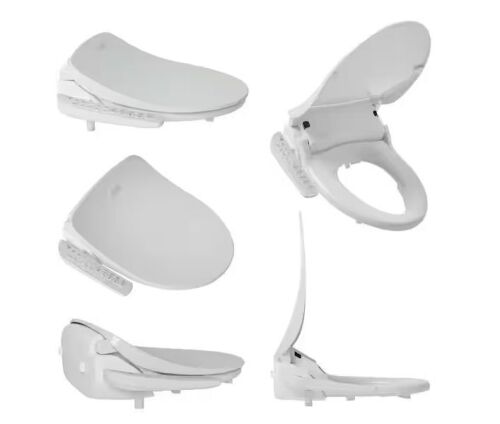 BIO BIDET HD-7000 Electric Bidet Seat for Round Toilets in White with Fusion Heating Technology