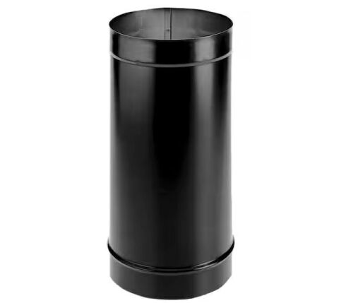 DuraVent DuraBlack Stove Pipe 6in. Diameter X 48in. Single Wall Black Stove Pipe
