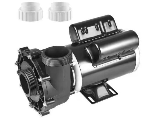 VEVOR 2 Speed SPA Pump 48-Frame AC 110-120 Volt Hot Tub Spa Pump 1.5 HP High Speed or 0.46 HP Low Speed for Hot Tub UL Listed