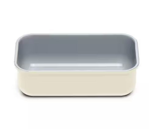 Lot of (2) CARAWAY HOME Non-Stick Ceramic Loaf Pan in Cream