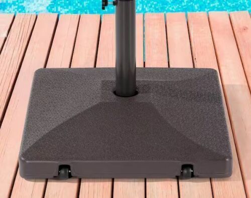 90 lbs., 7 ft. to 11 ft., Heavy-Duty Umbrella Base in Dark Brown
