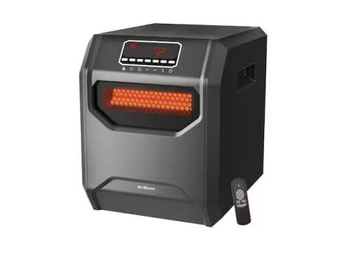 WeWarm Electric 6 Element Infrared Space Heater Black
