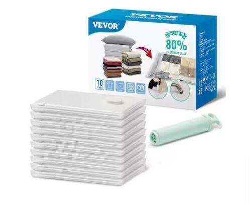 VEVOR 10 Jumbo Space Saver Vacuum Seal Bags