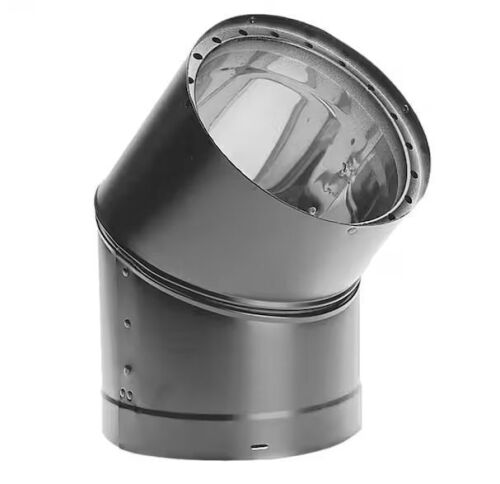 DuraVent Model DVL Double Wall Stove Pipe 6in. Diameter 45° Double Wall Elbow
