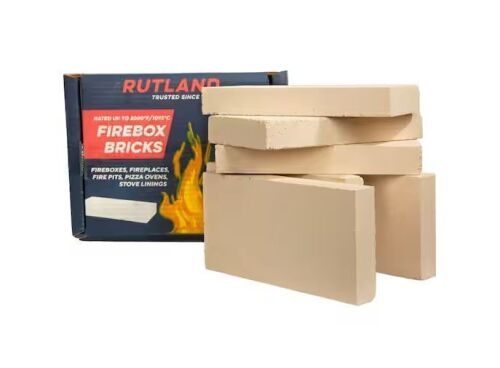 Rutland 4.5 in. x 9 in. x 1.25 in. Fire Brick 2000F (6 per Box)
