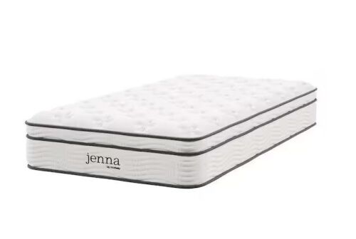 MODWAY Jenna 10in. Medium Innerspring Tight Top Twin Mattress