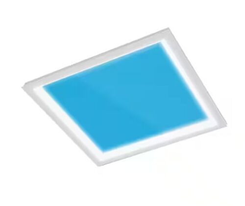Feit Electric 2 x 2 ft. Vista Artificial Skylight White Integrated LED Troffer Light Multimode Color Change 5CCT 0-10-Volt Dimmable