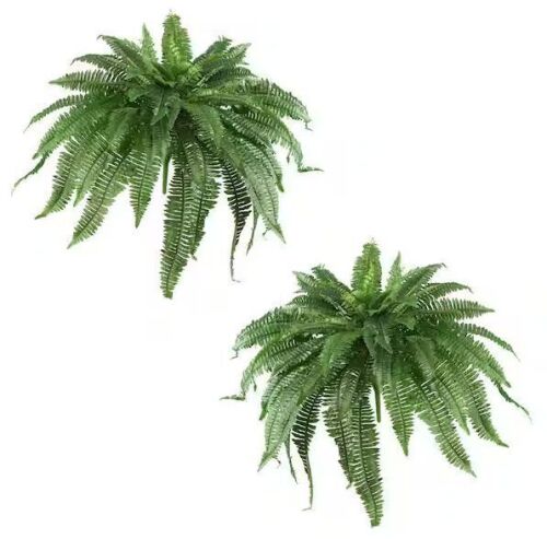 Nearly Natural 48 in. Artificial Boston Fern (Set of 2)