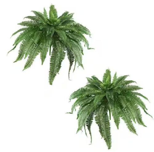 Nearly Natural 48 in. Artificial Boston Fern (Set of 2)