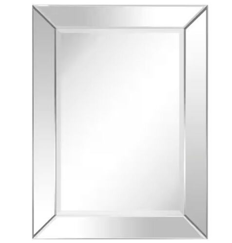 Empire Art Direct Medium Rectangle Beveled Glass Modern Mirror (40 in. H x 30 in. W)