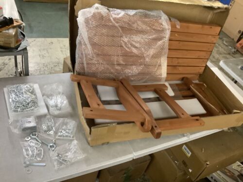 44 in 2-person Solid Wood Porch Swing