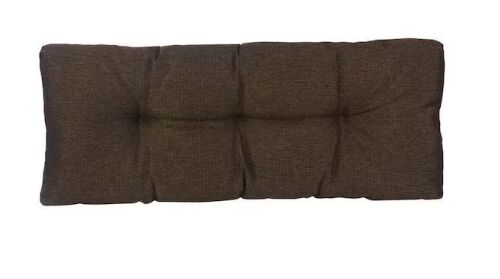 The Gripper Tufted 36 in. Omega Chestnut Universal Bench Cushion