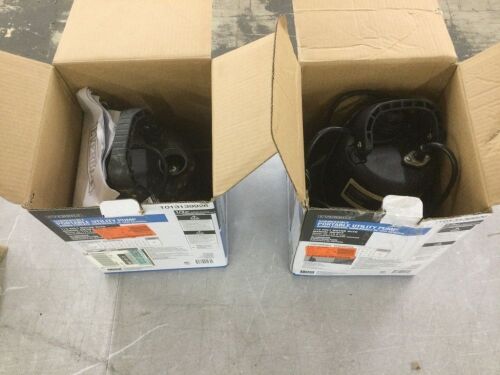 Lot of (2) Everbilt 1/3 HP Submersible Aluminum Utility Pump