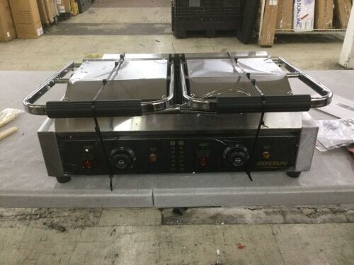 ROVSUN 813 Commercial Panini Press Grill, 3600W, Adjustable Temp 122°F–572°F