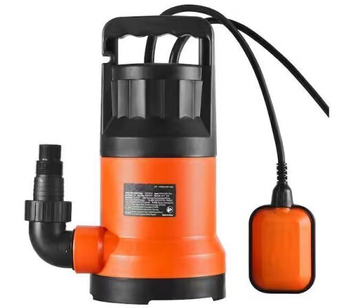 1HP 4000 GPH High Flow 31 ft. Head Sump Pump with 10ft Power Cord