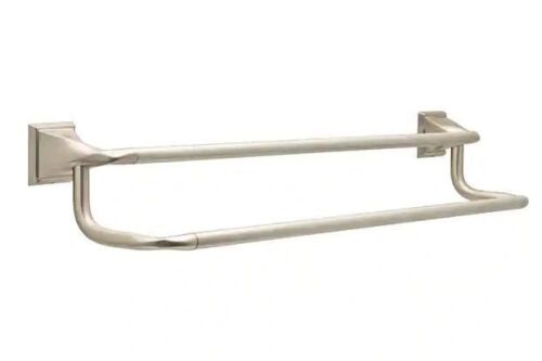 Delta Everly 24 in. Wall Mount Double Towel Bar Bath Hardware Accessory in Brushed Nickel
