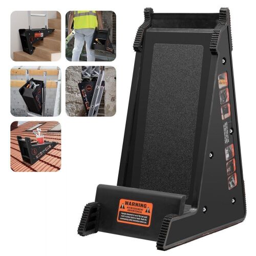 VEVOR 380lbs Load PP Ladder Leveling Tool, Pitch Hopper, Stair Ladder Stabilizer with Storage