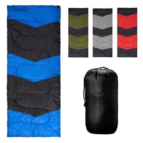 Lightweight Sleeping Bag with Storage Bag, Blue