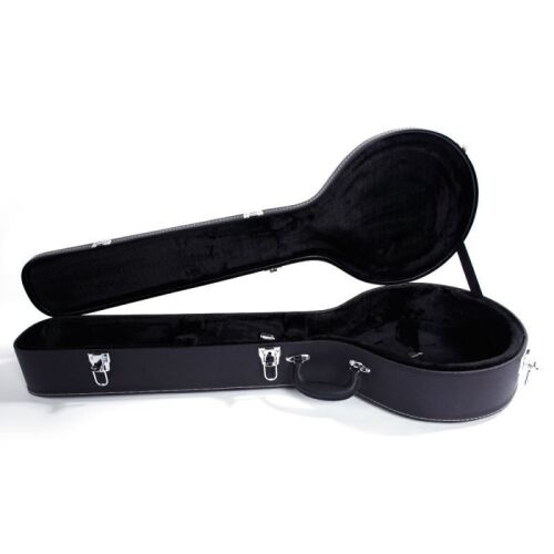 Glarry Banjo Microgroove PVC Wood Hardshell Case