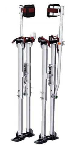 VEVOR 36''-50'' Adjustable Aluminum Drywall Stilts with Protective Knee Pads
