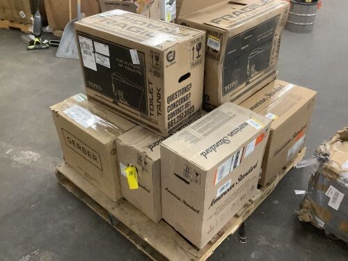 Pallet of Toilet Tanks