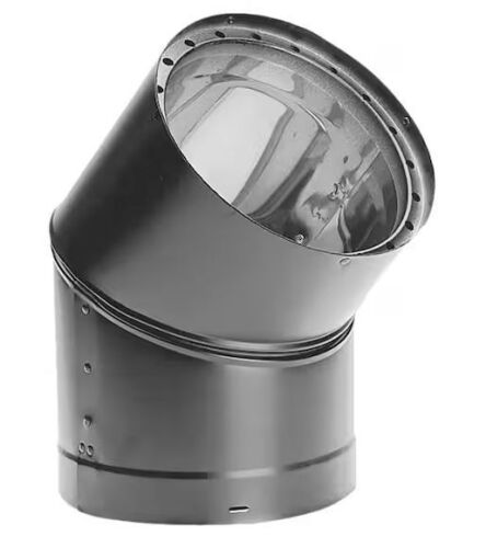 DuraVent Model DVL Double Wall Stove Pipe 6in. Diameter 45° Double Wall Elbow