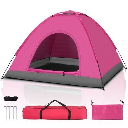 3-4 Person Dome Camping Tent, 78" x 53"