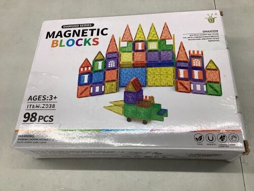 98 PCS - Diamond Series Magnetic Blocks