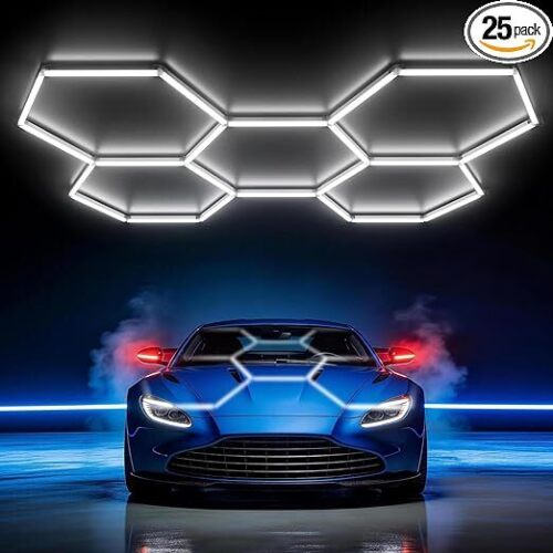HYPERLITE Hexagon Garage Lights