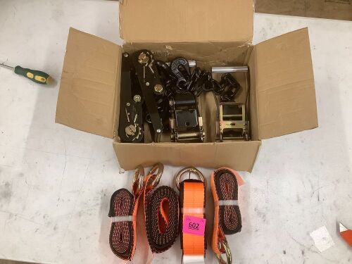 Car Tie Down Straps for Trailers - for Hauling UTV, SUV, Truck, Any Cars