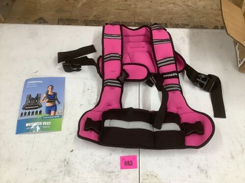Adjustable Weighted Vest for Women,6-12lb U-Shaped Weight Vest with 6 Iron Sand Bags,Rucking Vest with Extended Shoulder Pads & Plus Pockets for Running, Walking and Strength Training