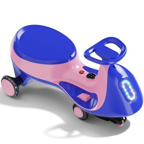 2 Speed Ride-On Electric Wiggle Car with Pedal for Kids