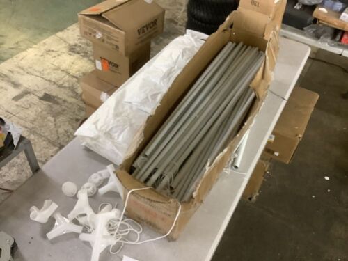 10' x 30' Party Tent with 8 Sidewalls - 2 Poles Bent
