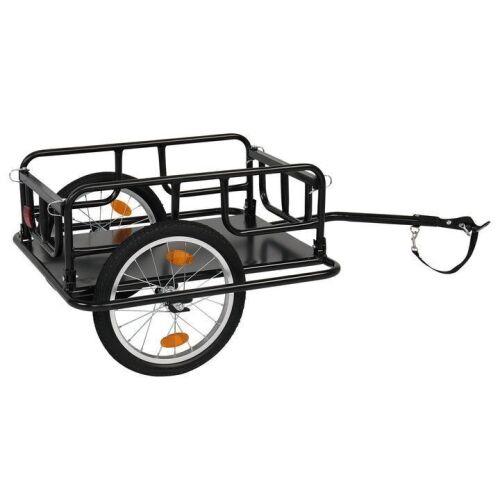 PEXMOR Foldable Bike Cargo Trailer Universal Hitch 16" Wheels