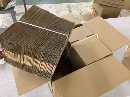 Corrugated Mailer, Cardboard Shipping Boxes, 6" x 4" x 2", Pack of 100