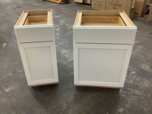 Lot of (2) Base Cabinets with Light Damage