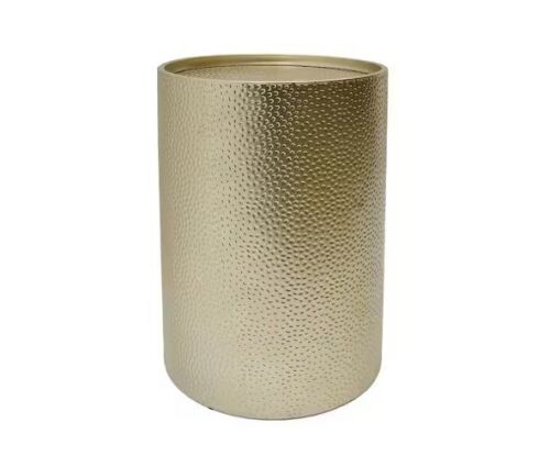 Braeburn Gold Hammered Iron Accent Table, 16" x 22.25"