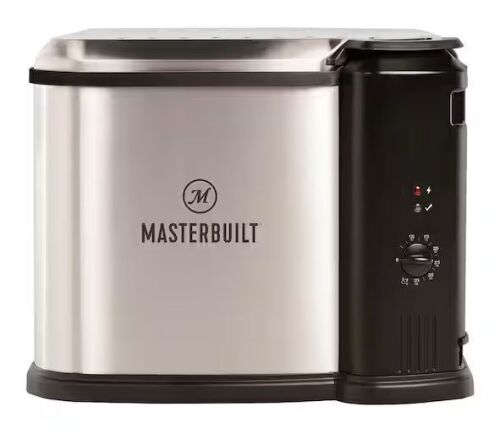 Masterbuilt 10 Liter XL Electric Fryer, Boiler, Steamer in Silver